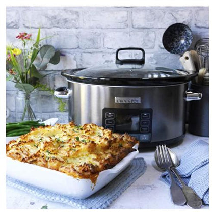 Crockpot pentola a cottura lenta digitale Timeselect 5,6L CSC066X (Ricondizionata)