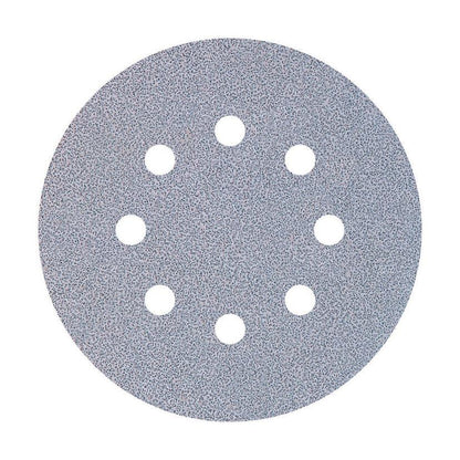 5 adhesive sanding discs for eccentric sanders Ø 125 mm Wolfcraft 80 grit