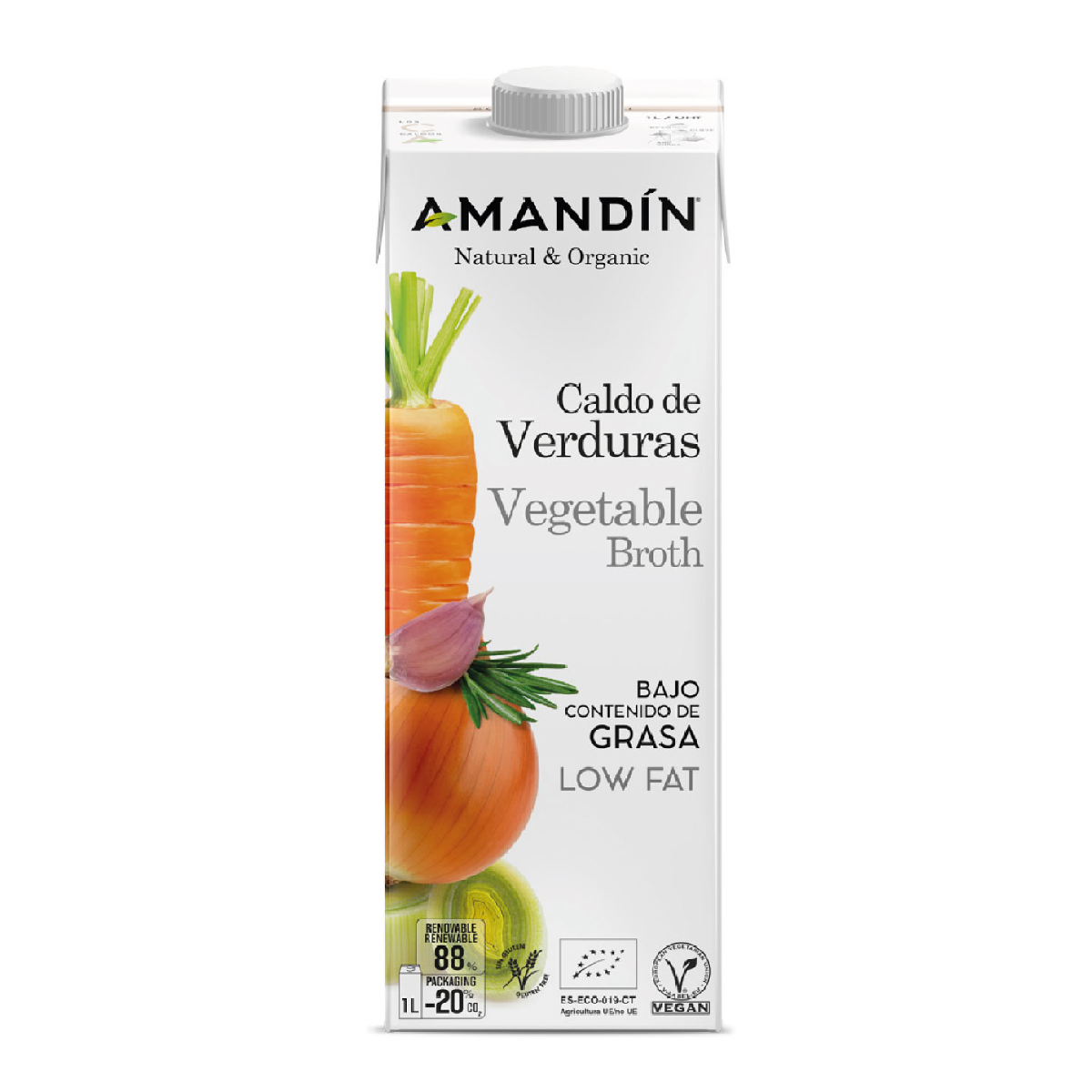 Brodo di verdure Amandin 1L