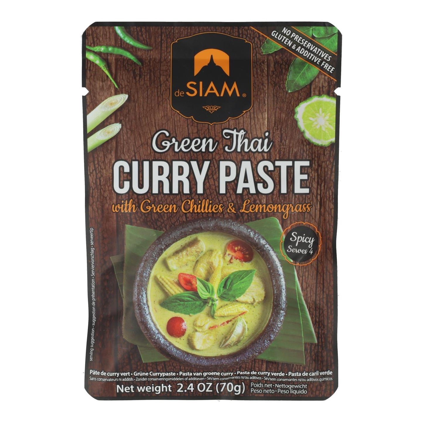 Pâte de curry vert Desiam 70 g
