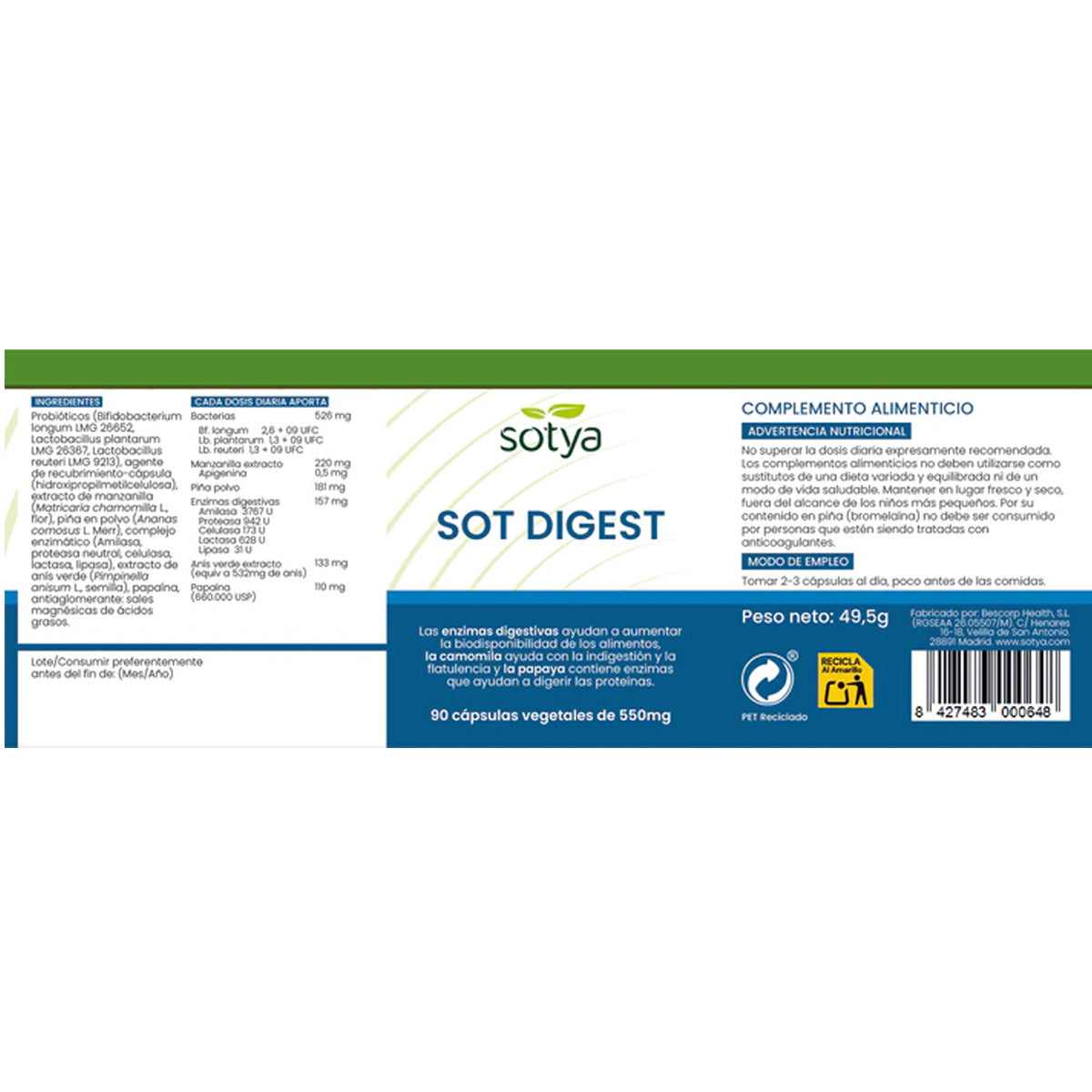 Digest Sotya 90 capsules