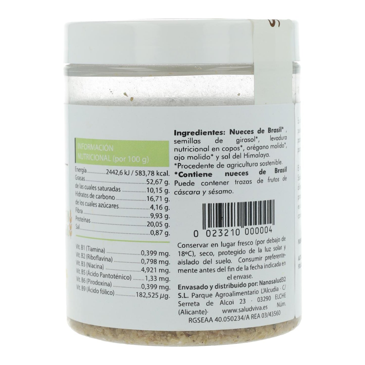 Salud Viva Italian-style vegan cheese powder 125 g