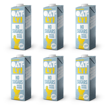 Pack 6x Boisson à l'avoine sans sucre, Oatly, 1 L