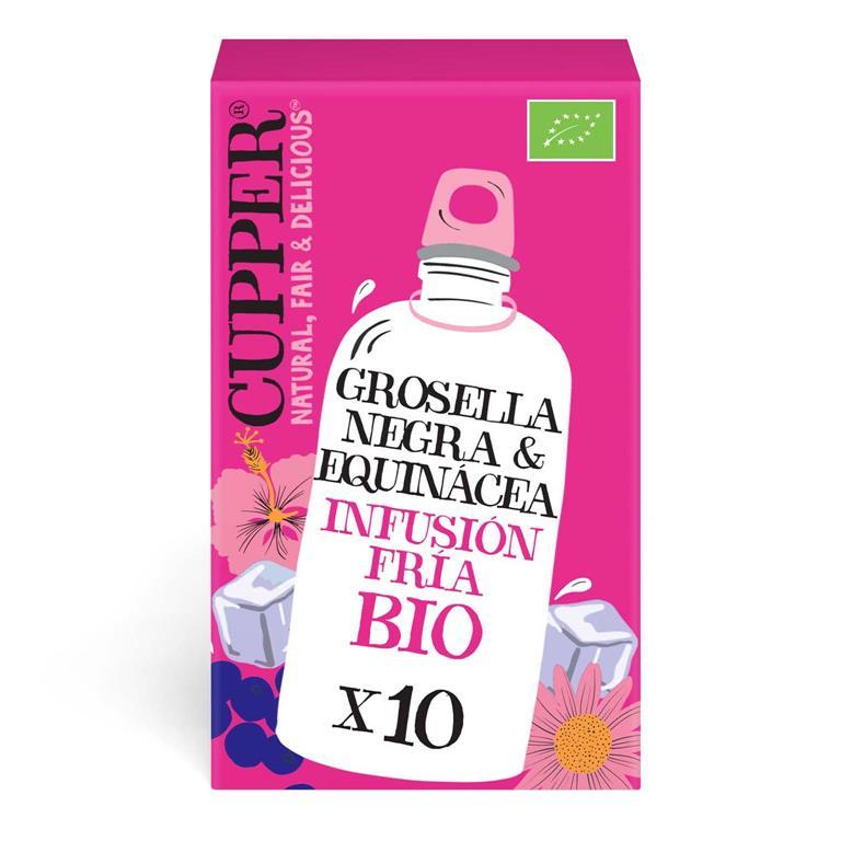Kalter Aufguss mit schwarzer Johannisbeere und Bio-Echinacea Cupper 10 Beutel