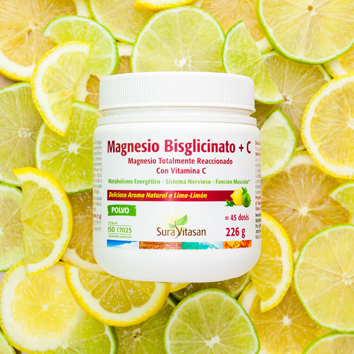 Bisglycinate de magnésium + C, Sura Vitasan, 226 g