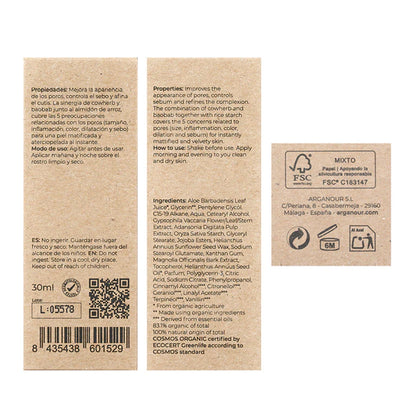 Velvet-Serum zur Verkleinerung der Poren Arganour 30 ml