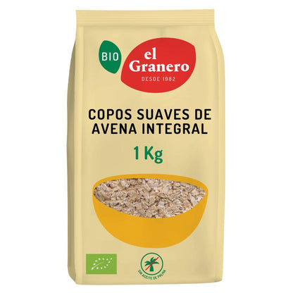 Fiocchi d'avena integrali biologici El Granero 3 kg