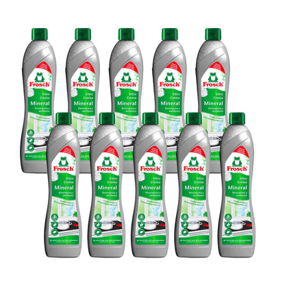 Pakket 10x Eco Frosch reinigingscrème met mineralen voor kookplaten 500 ml
