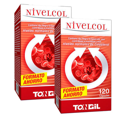 Pack 2x Nivelcol Tongil 120 gélules