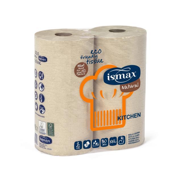 Rotolo da cucina ecologico Ismax 2 pezzi