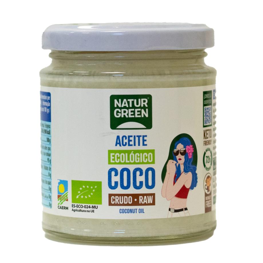 Confezione da 2 x Grasso di cocco Bio NaturGreen