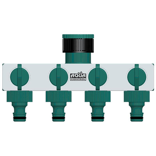 Dérivation 4 sorties indépendantes PVC Aqua Control