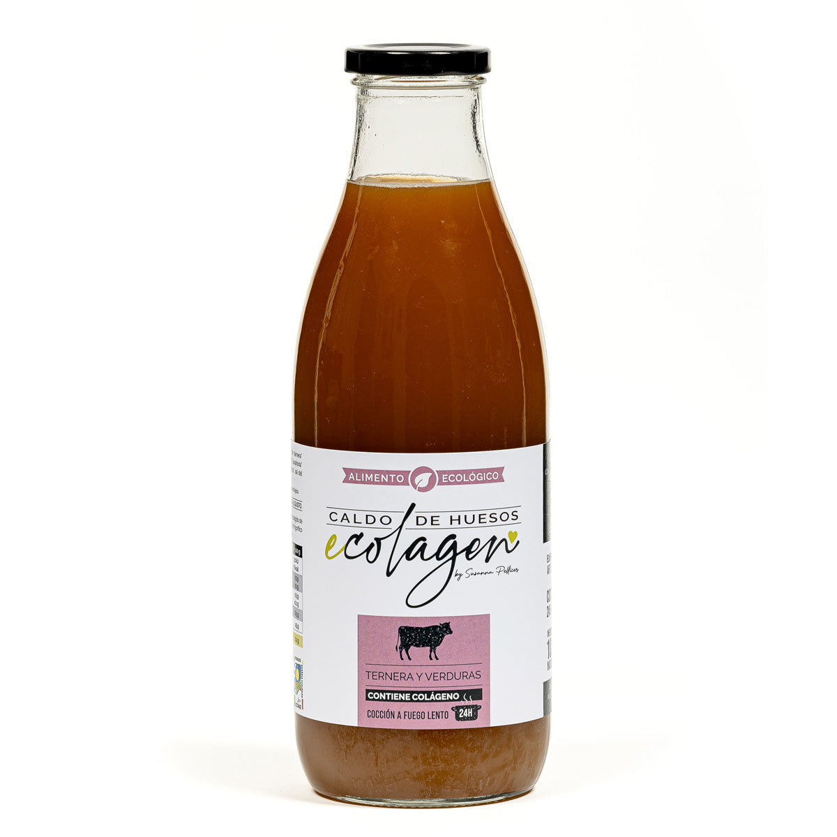 Brodo di ossa di vitello con verdure biologiche Ecolagen 1 L