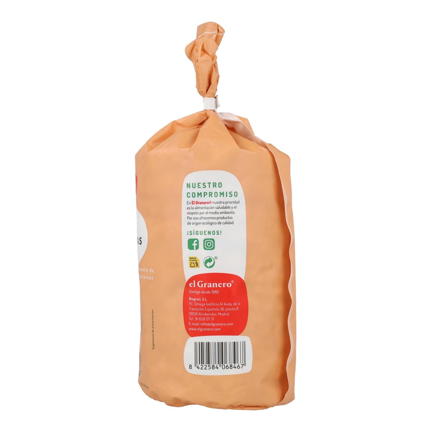 Glutenfreie Bio-Reis-Linsen-Fladen El Granero, 115 g