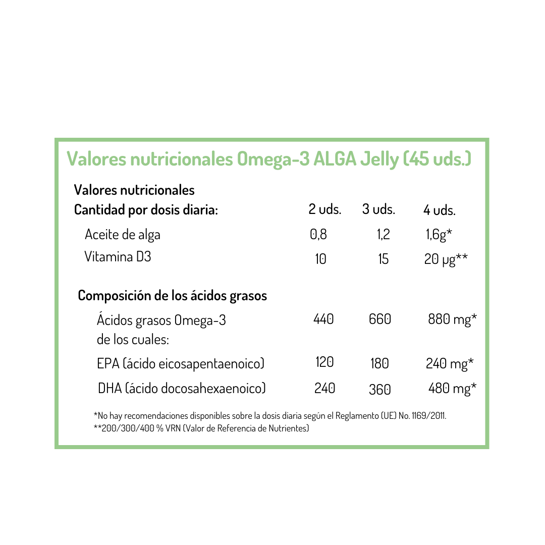 Omega-3 ALGA Jelly NORSAN 45 Gummibärchen