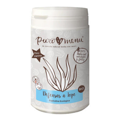 Defensas a Tope Organic Spirulina Supplement for Dogs and Cats Puromenu 100 g