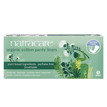 Ultra cienkie wkładki higieniczne z 100% ekologicznej bawełny Natracare 22 szt.
