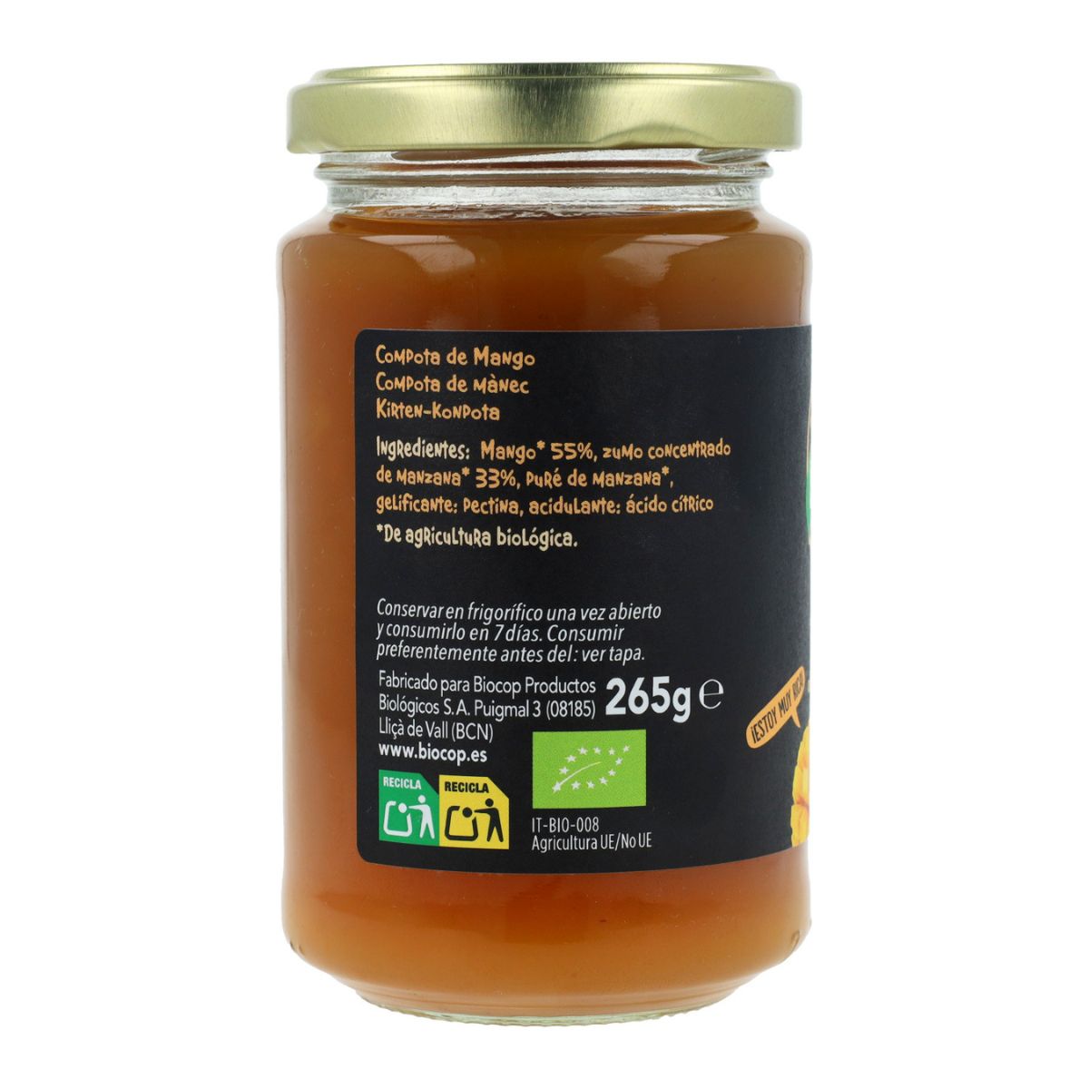 Composta di mango Biocop 265 g