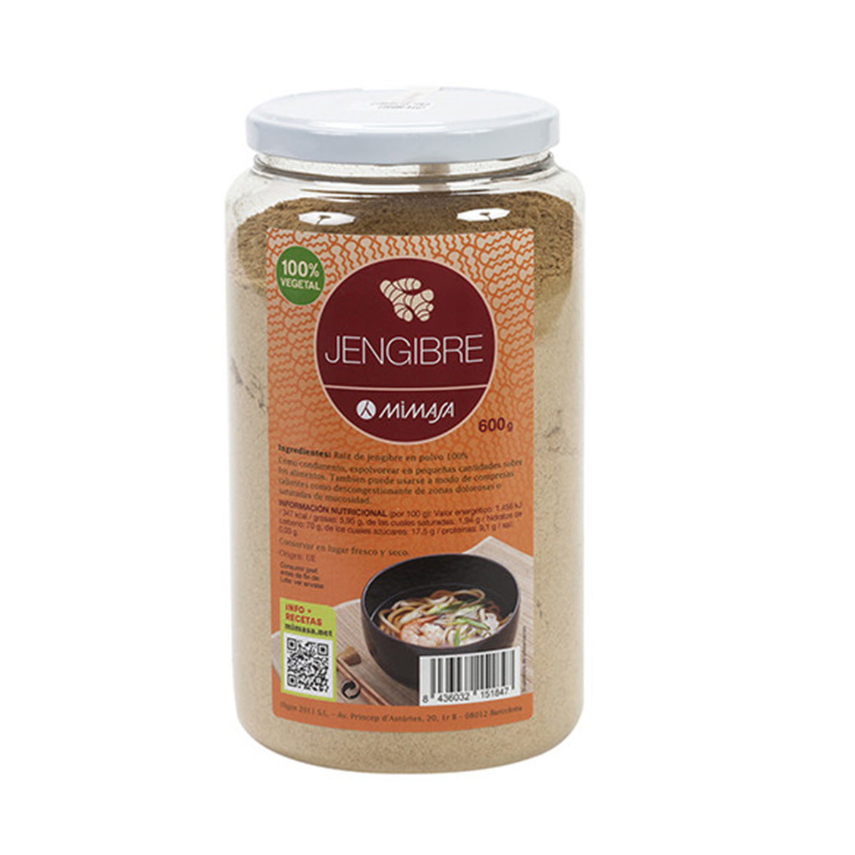 Zenzero in polvere MIMASA 600 g