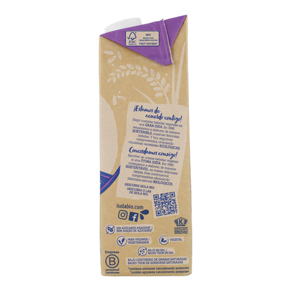 Lot de 6 x Boisson au riz brun bio Isola Bio 1L