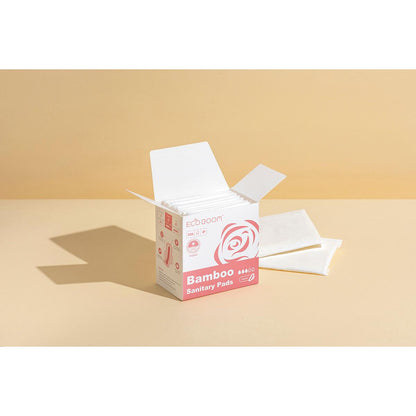 Biodegradowalne podpaski z włókna bambusowego Regular Ecoboom 8 szt.