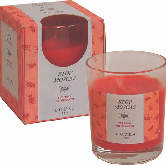 Candela antimosche Stop Moscas Geranium Roura
