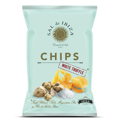 Chips de pommes de terre à la truffe blanche d'Ibiza, sel, 125 g