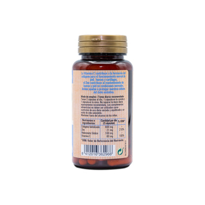 Collagène + acide hyaluronique + vitamine C + zinc, 30 gélules NaturTierra