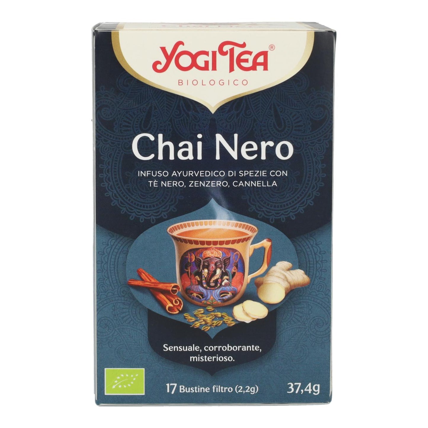 Thé noir bio Yogi Tea, 17 sachets