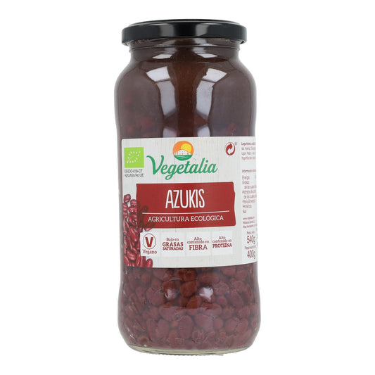 Haricots azuki cuits biologiques Vegetalia 540 g