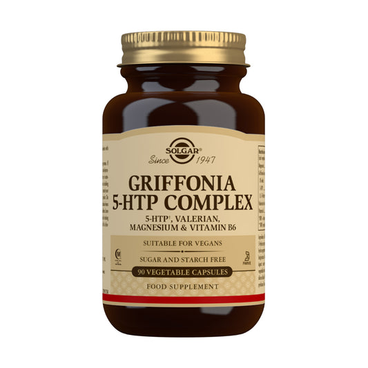 Complexe Griffonia 5-HTP, Solgar, 90 gélules végétales