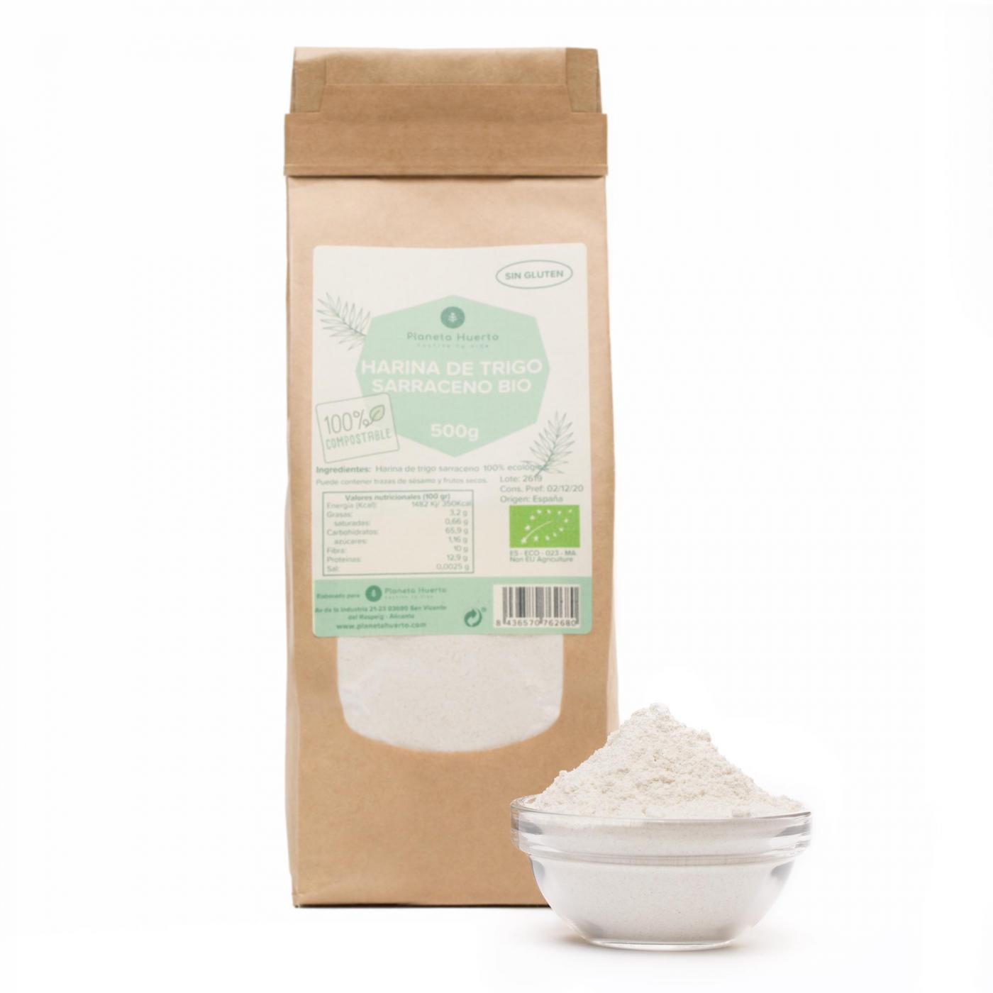 Glutenfreies Buchweizenmehl ECO Planeta Huerto 1 kg