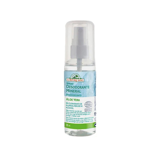 Alum and Aloe Vera Cosmos Deodorant Spray, Corpore Sano, 80 ml