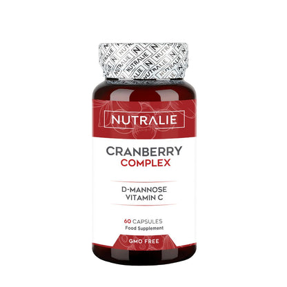 Nutralie American Cranberry + Vitamin C and D-Mannose 60 Capsules