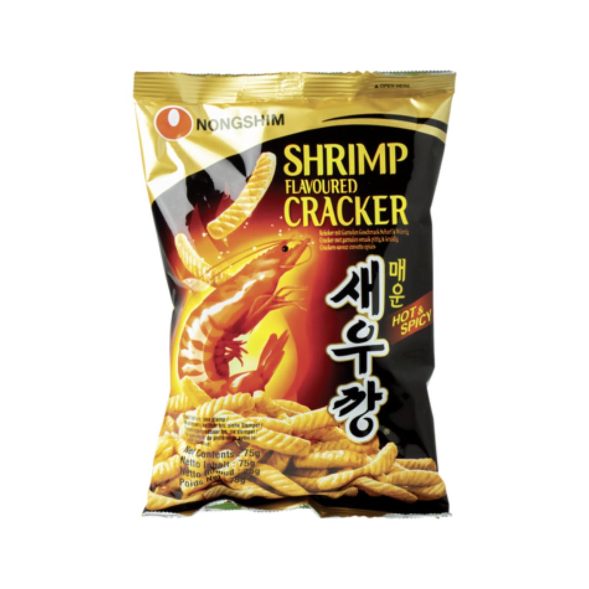 Cracker ai gamberetti, piccanti e gustosi Nong Shim 75 g