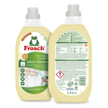 Lessive naturelle au savon, Frosch, 1500 ml