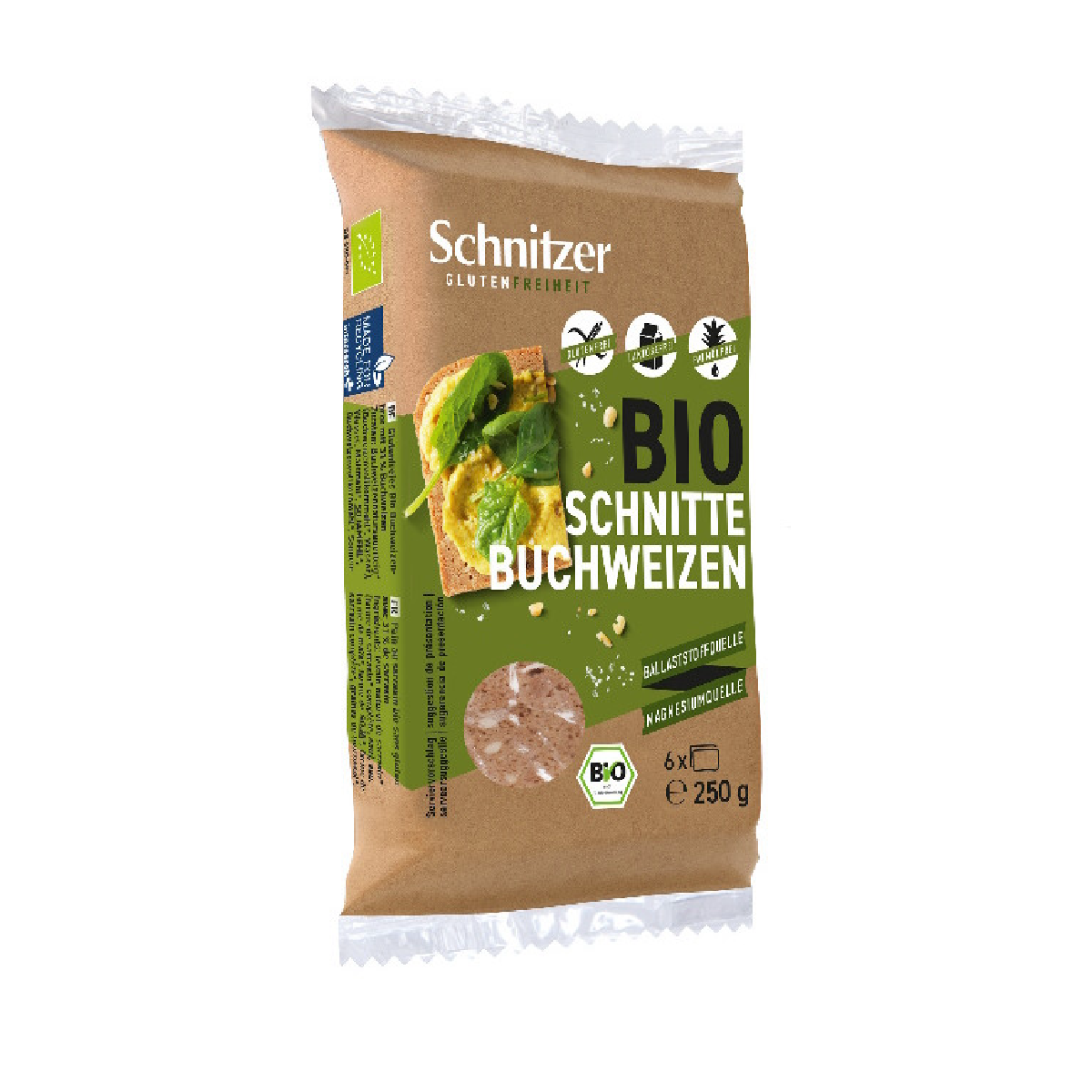 Bio-Buchweizen-Sauerteigbrot glutenfrei Schnitzer 125 g