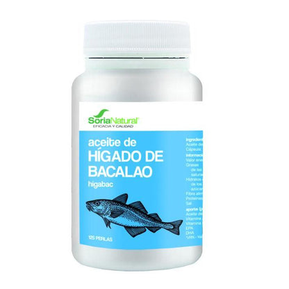 Higabac Lebertranöl Soria Natural 125 Kapseln