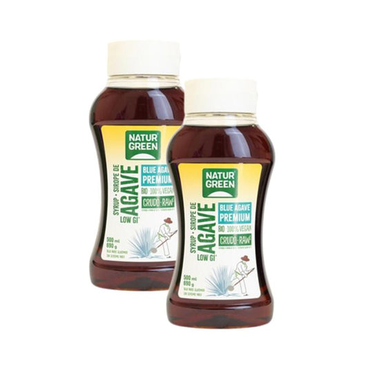 Zestaw 2 szt. syropu z agawy surowej Naturgreen 2 szt. po 500 ml