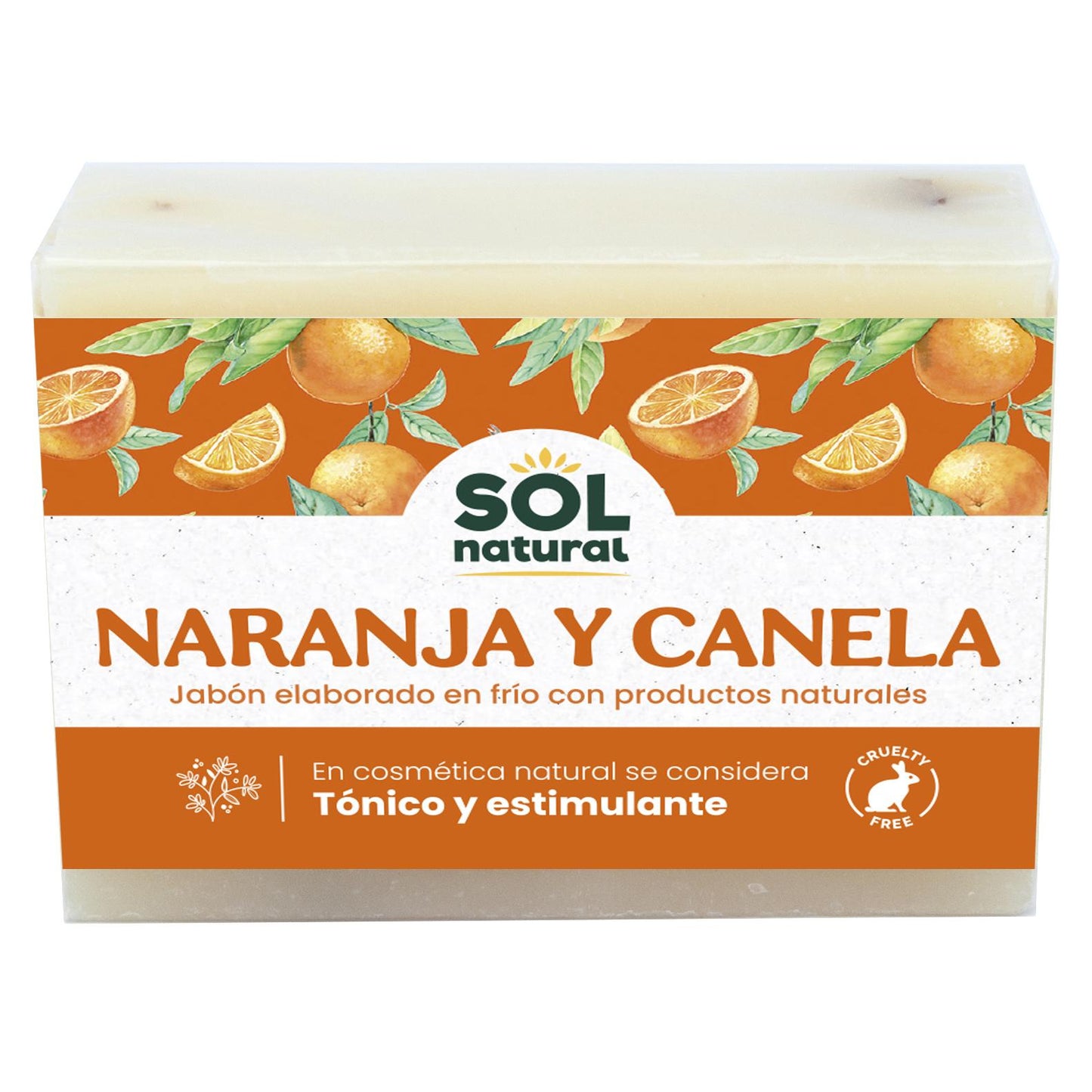 Kaneel- en sinaasappelzeep Sol natural 100 g