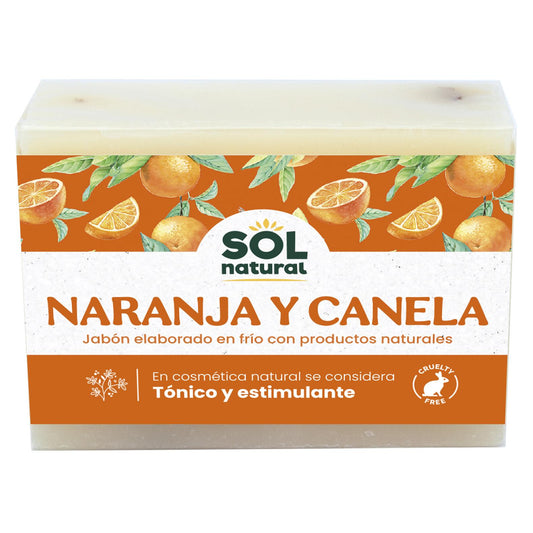 Kaneel- en sinaasappelzeep Sol natural 100 g