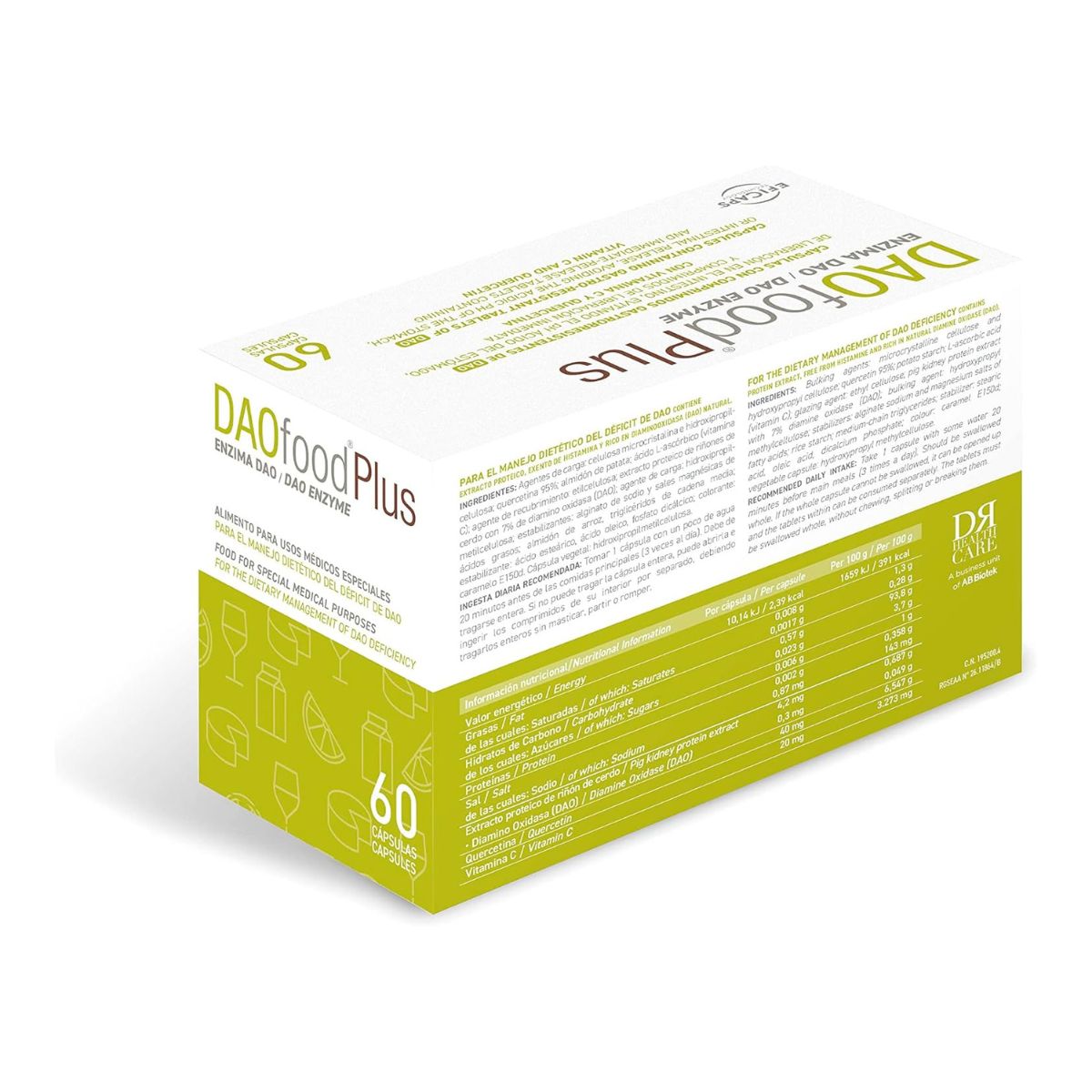 DAOfood® Plus 60 capsules met maagsapresistente tabletten