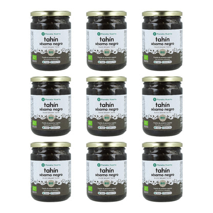 Pack 9x Tahín Sésamo Negro ECO Planeta Huerto 350 g