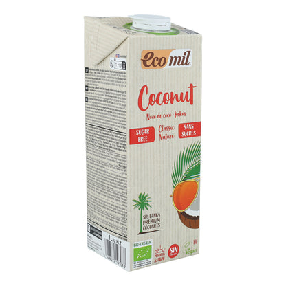 Pack 6x Boisson végétale à la noix de coco Classic Nature BIO Ecomil 1 L