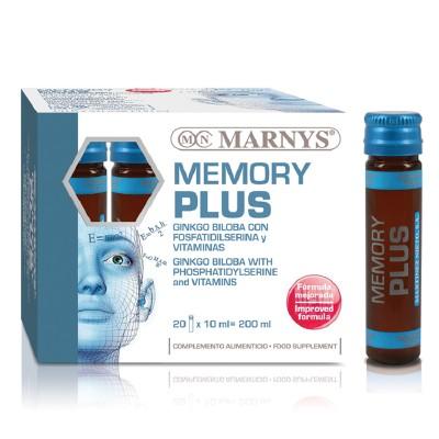 Memory Plus Flacons Marnys, 20 flacons X 10 ml