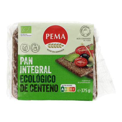 Pain de seigle complet bio Pema 375 g