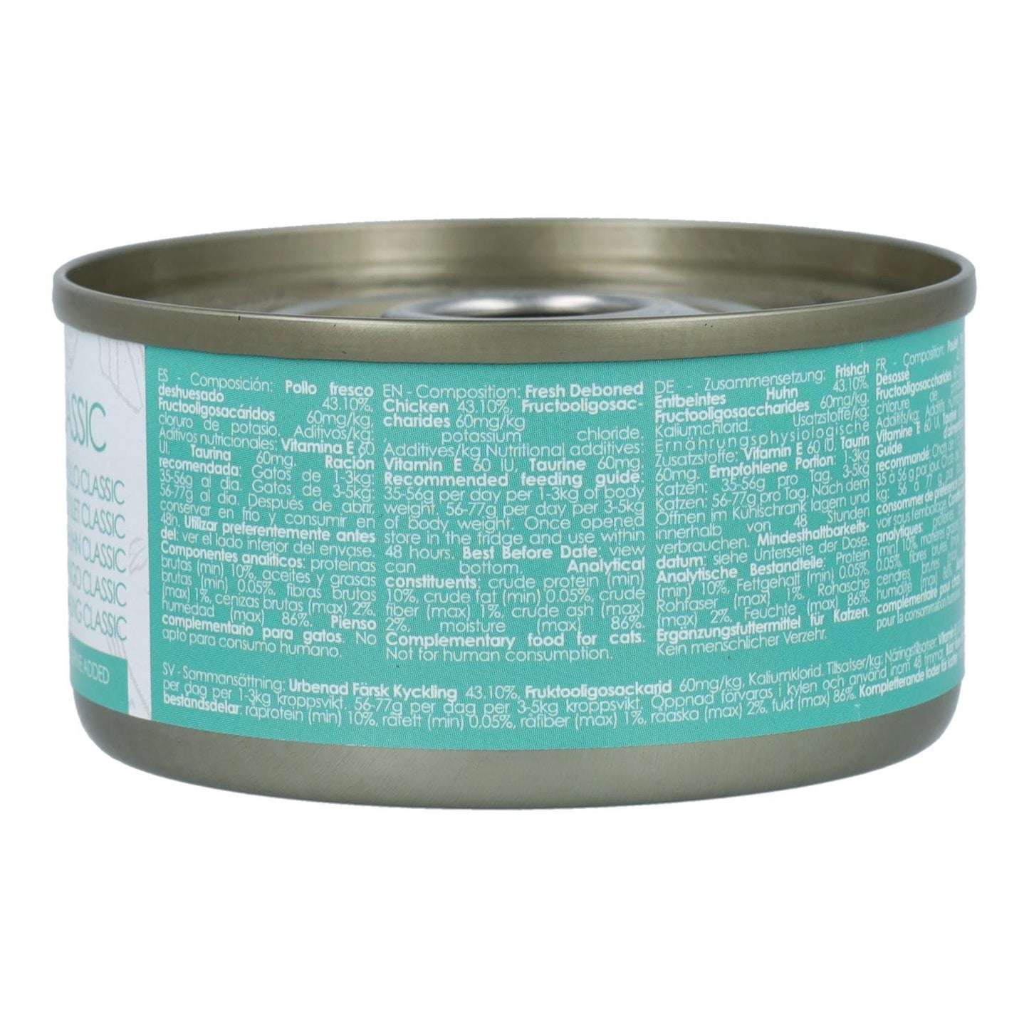 Kit Cat Dose Toppers – Huhn Classic 80 g Nassfutter für Katzen in Gelatine