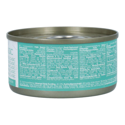 Kit Cat Dose Toppers – Huhn Classic 80 g Nassfutter für Katzen in Gelatine