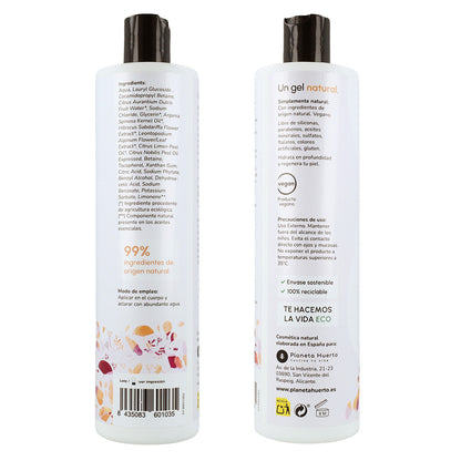 Hibiscus Flower Pack: Shine-enhancing shampoo 500 ml + Shower gel 500 ml + Shine-restoring conditioner 200 ml Planeta Huerto