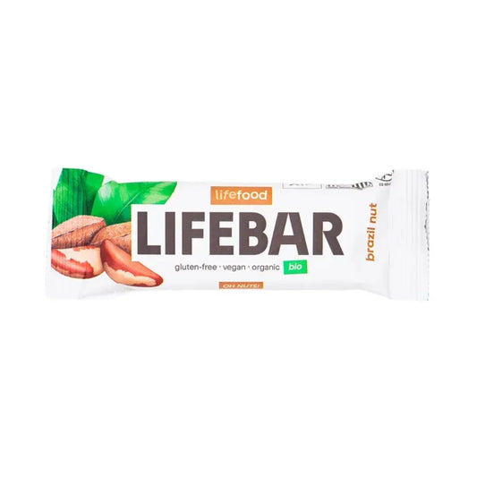 Biologische paranotenreep 40 g Lifebar, Life Food